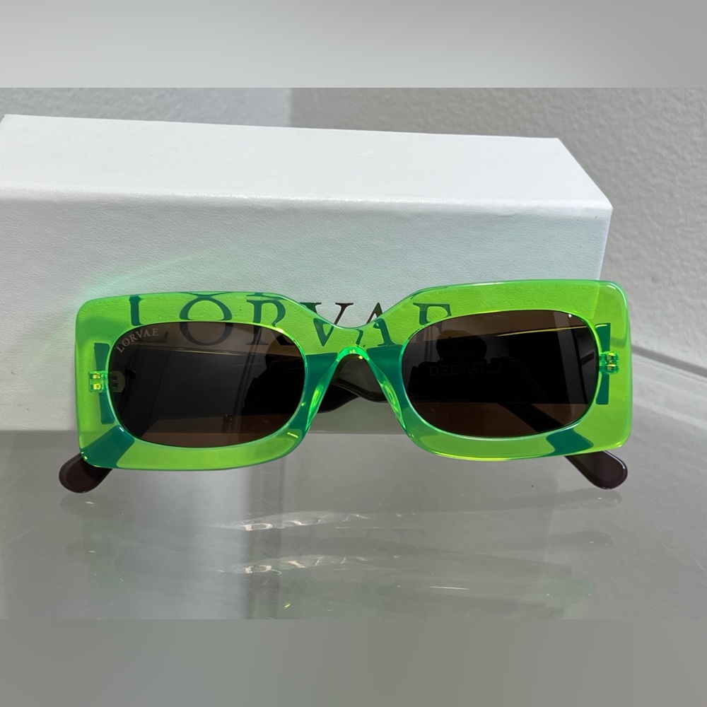 Lorvae Women’s Neon Green Sunglasses - Picture 7 of 9